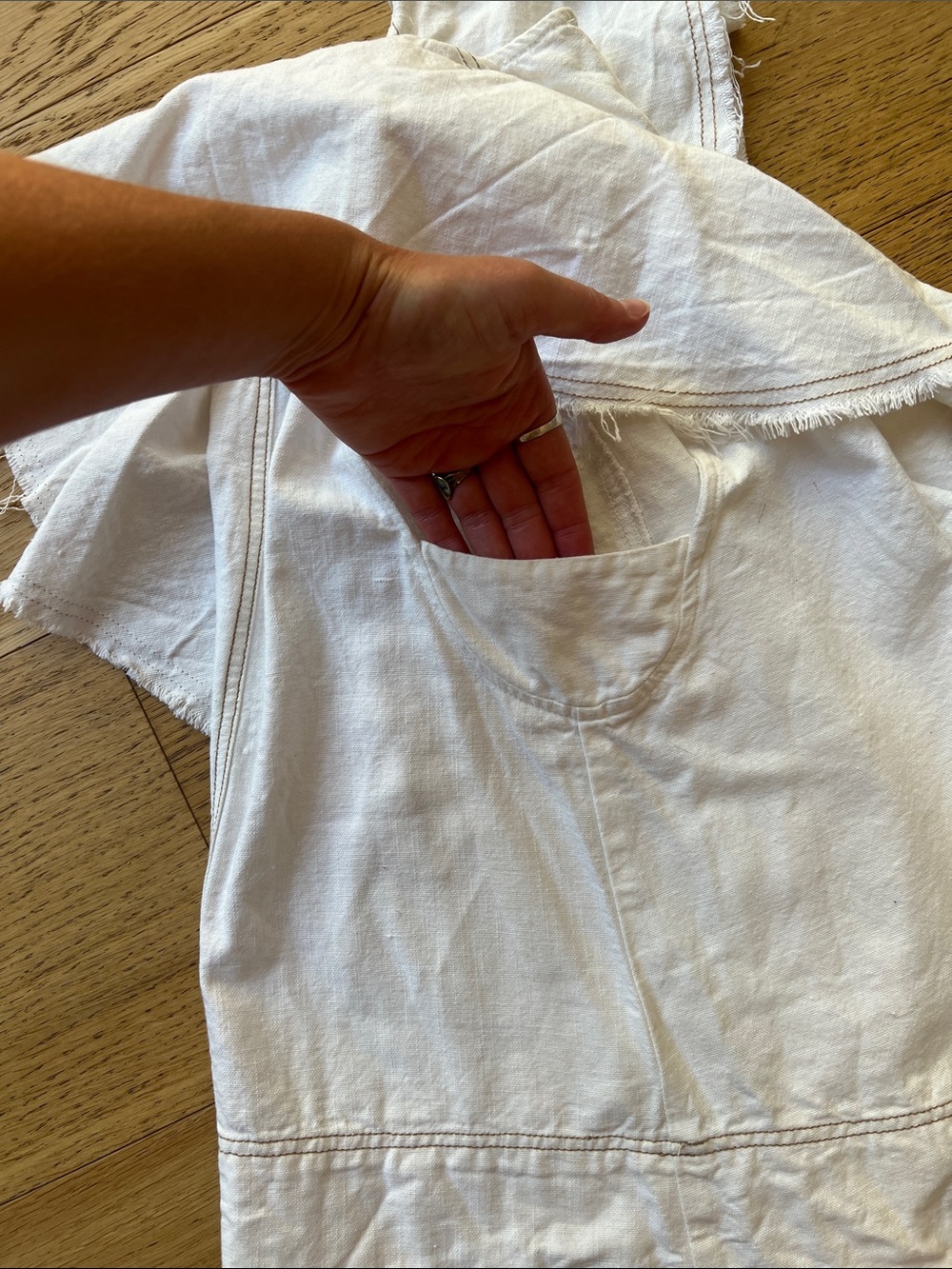 Pilcro White Ruffle Sailor Collar Top - Picture 11 of 11